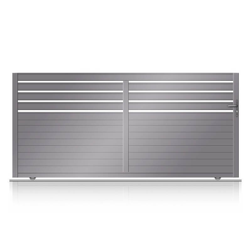  Portail aluminium coulissant FIGEAC