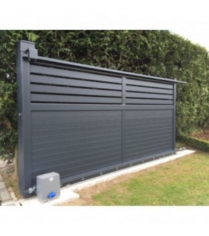  Portail aluminium coulissant FIGEAC