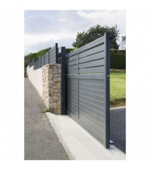  Portail aluminium coulissant FIGEAC