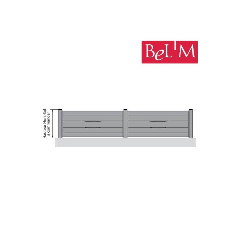  Clôture aluminium sur mesure by BEL'M