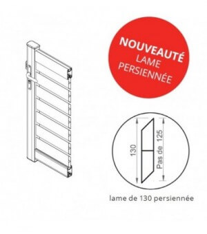 Schéma et sections des lames inclinées du modèle LACANAU