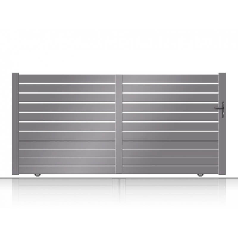  Portail aluminium coulissant KOBIN