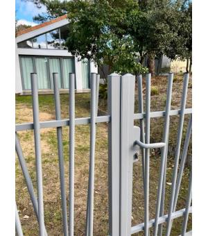 Zoom sur les barreaux du portail alu PYLA