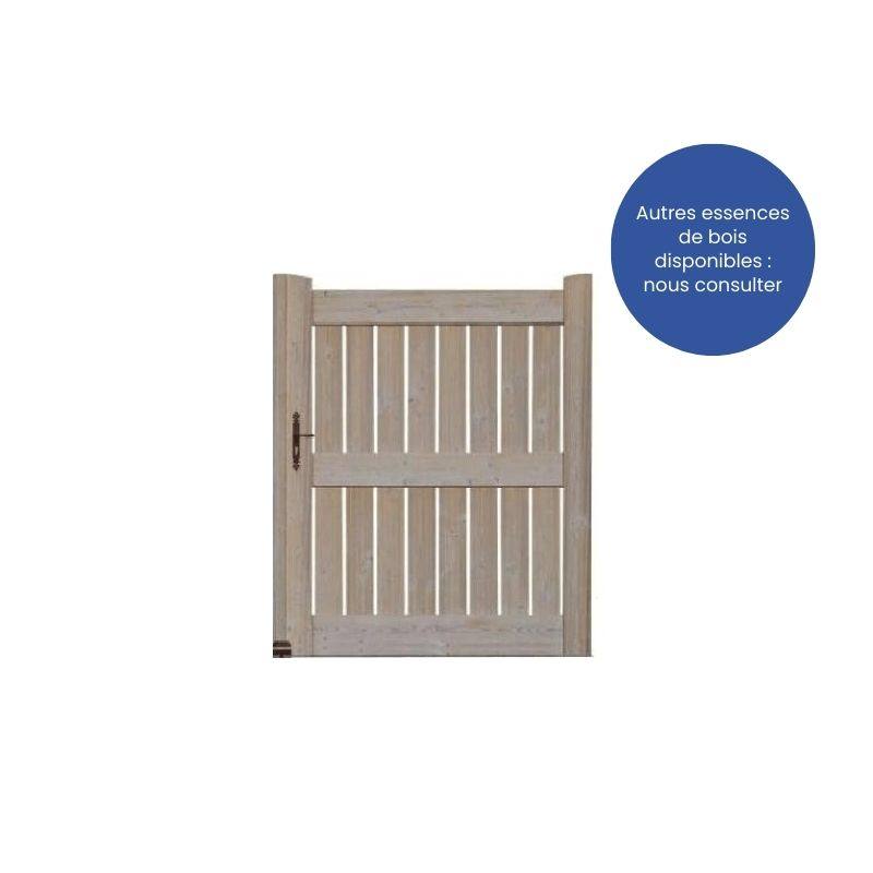 Portillon ajouré bois traité THT sur mesure MULHOUSE