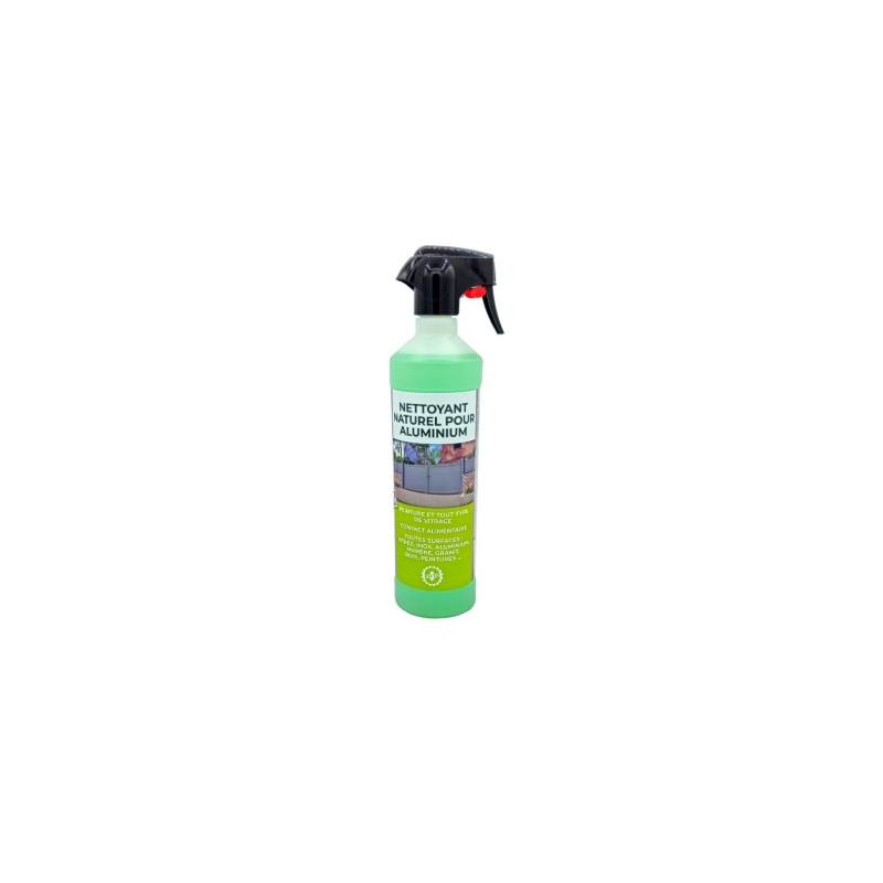 Spray nettoyant naturel pour entretenir votre portail portillon ou clôture aluminium