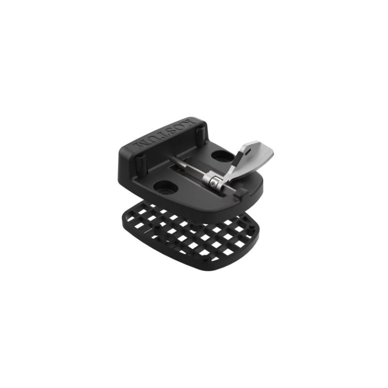 sabot de portail en alu avec basculeur