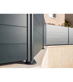 Zoom sur nos poteaux d'angles s'adaptant parfaitement à votre configuration