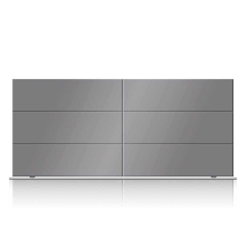  Portail alu coulissant tôle alu épuré